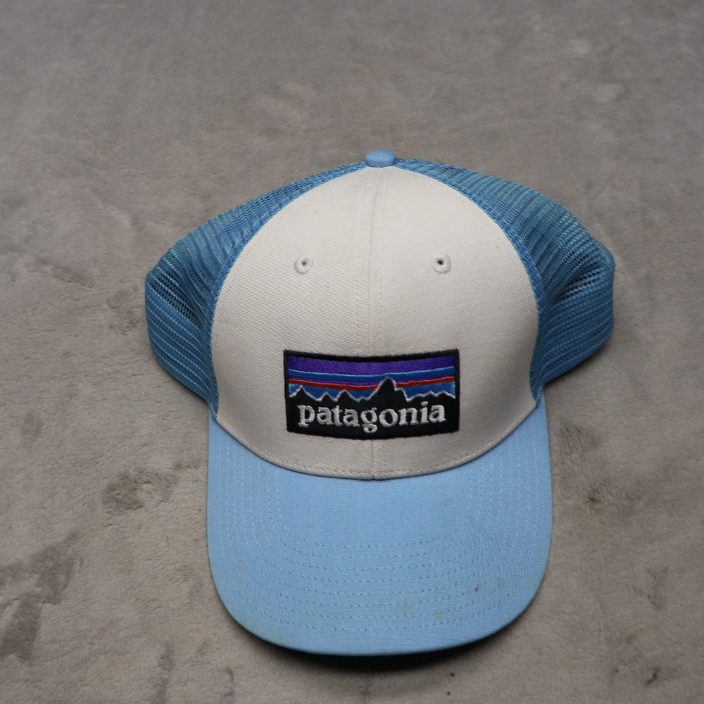 Patagonia Cap Unisex ALL OS Blue Snap Back Classic P-6 Logo LoPro Trucker Hat‎